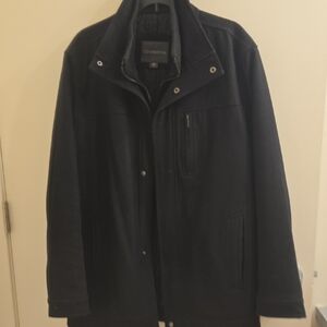 Covington Men's Black Peacoat